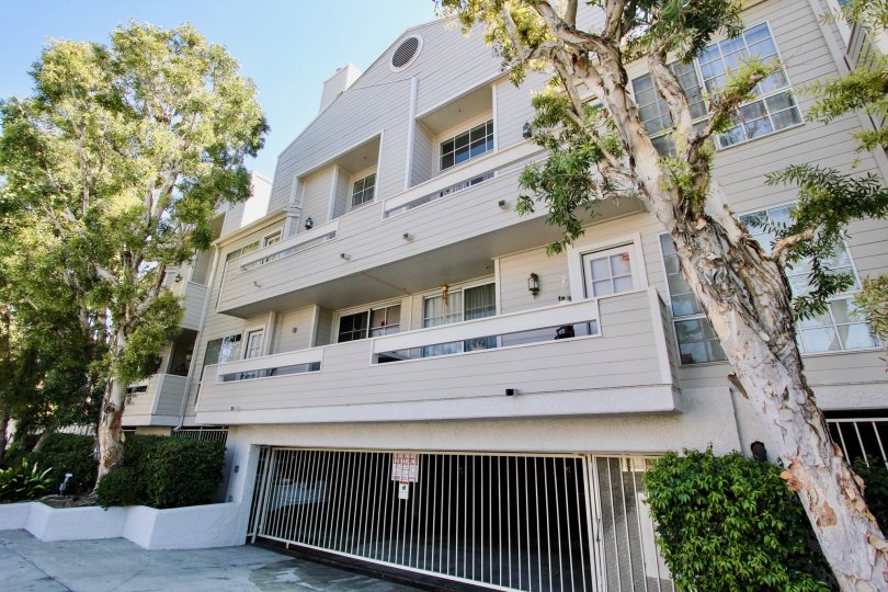 The garage for parking at 11930 Avon Way in Mar Vista, California