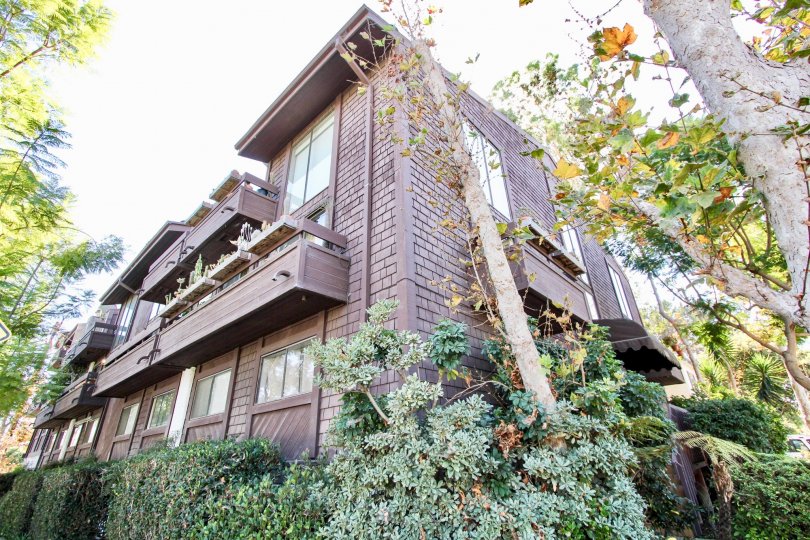 The balconies at 12806 Pacific Ave