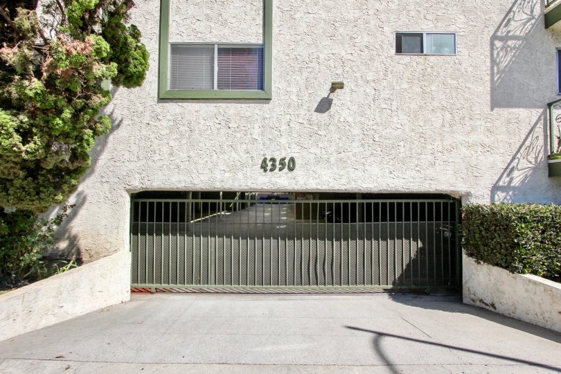 The parking at 4350 Berryman