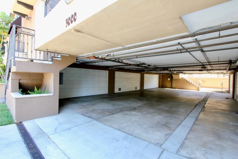 The garages at Federal Avenue Townhomes