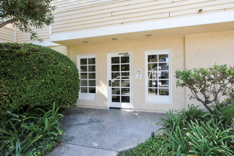 The entrance at Mitchell Terrace