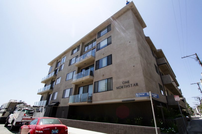 The sign on the building announcing 1 Northstar in Marina Del Rey