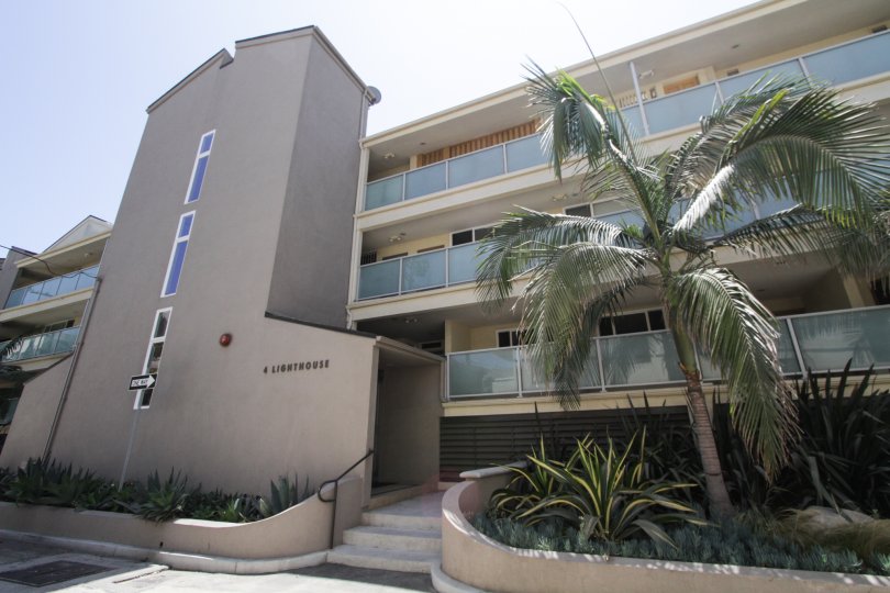 The entrance into 4 Lighthouse in Marina Del Rey