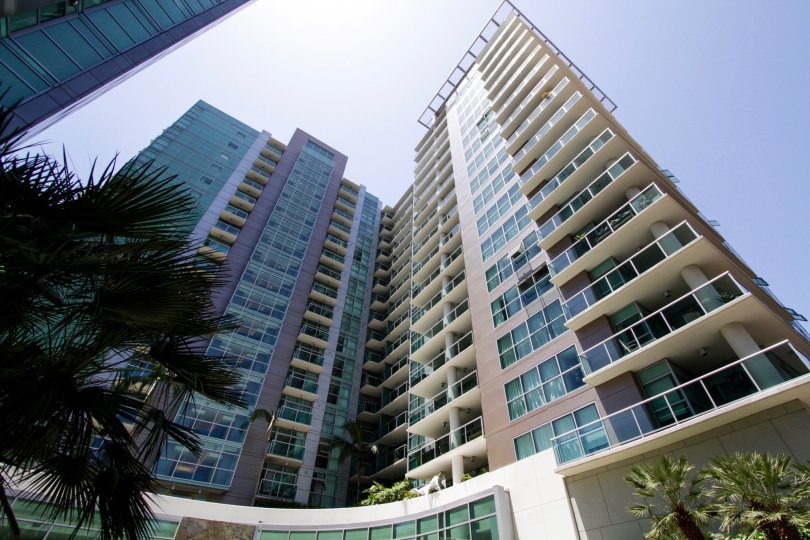 The balconies seen at the Azzurra