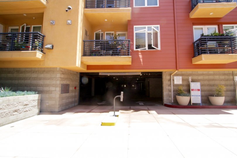 The parking for the Indigo