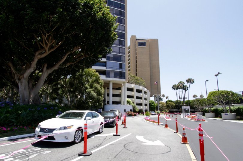 The parking at Marina City Club