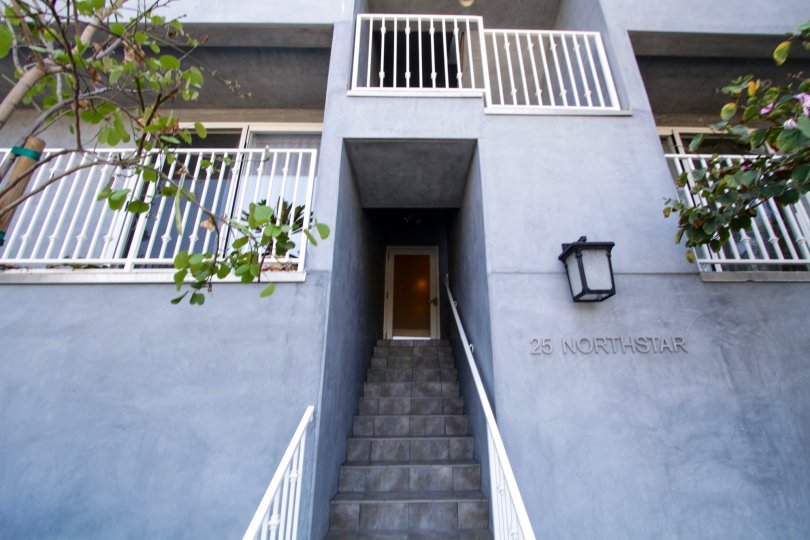 The entrance into the Pacific Northstar located in Marina Del Rey