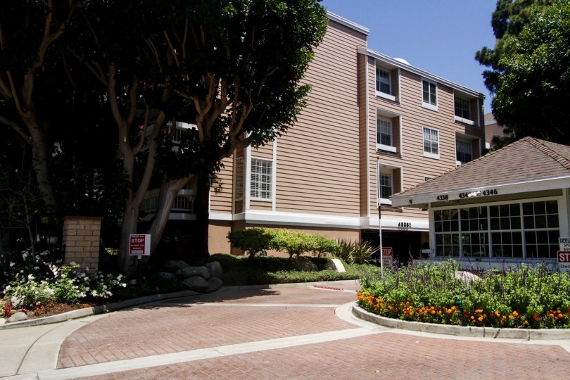 The driveway around Villa Marina East V