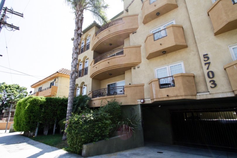 The parking for Laurel Palms