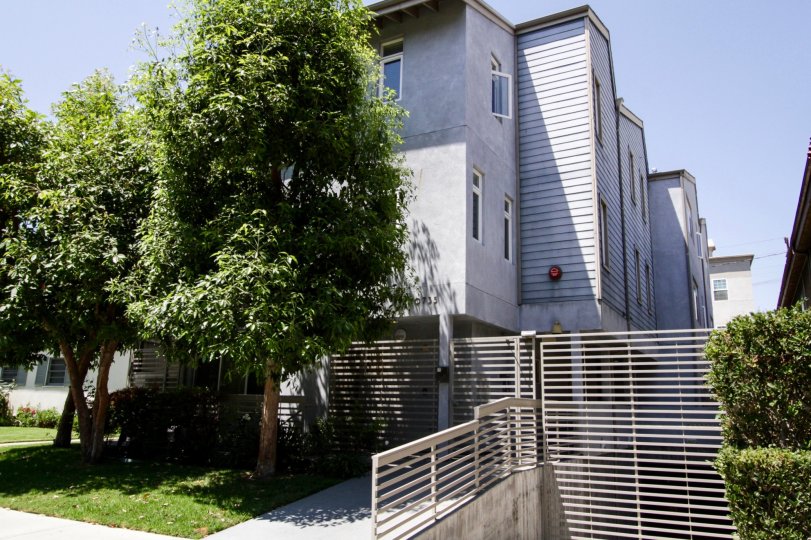 The entrance into Lofts at Toluca Lake in North Hollywood