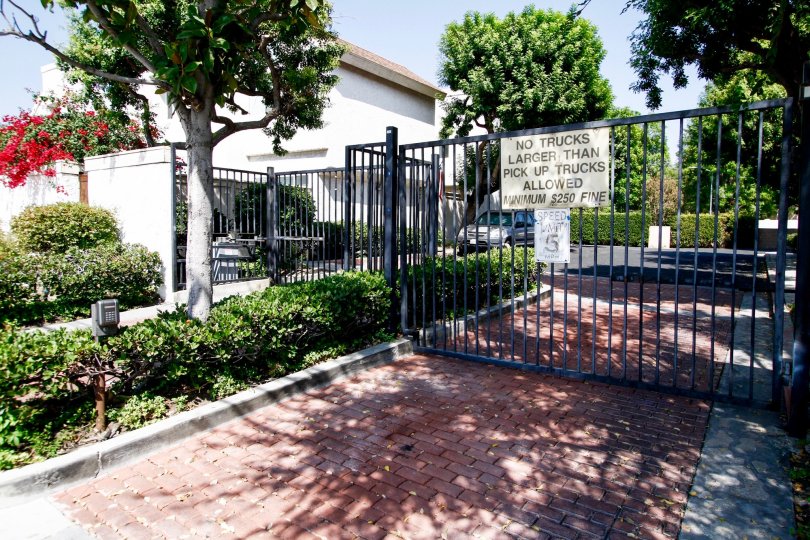 The parking for Granada Gardens