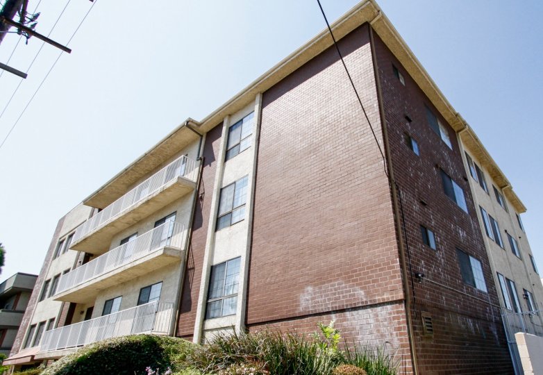 The balconies at Nordhoff Terrace in Northridge CA