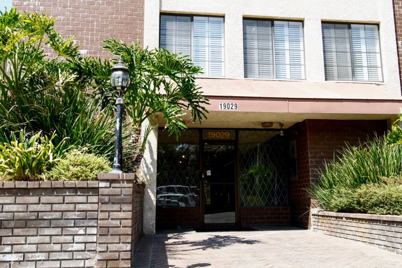 The entrance into Nordhoff Terrace
