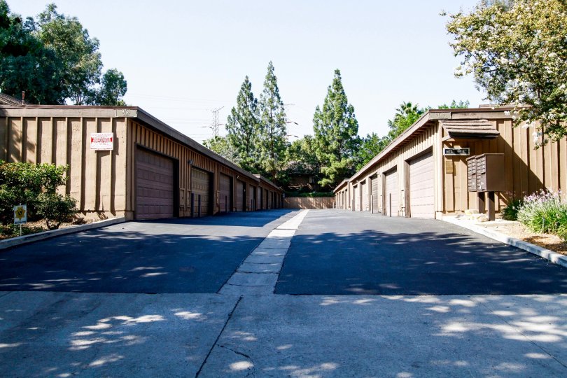 The parking for residents of Northridge Gardens