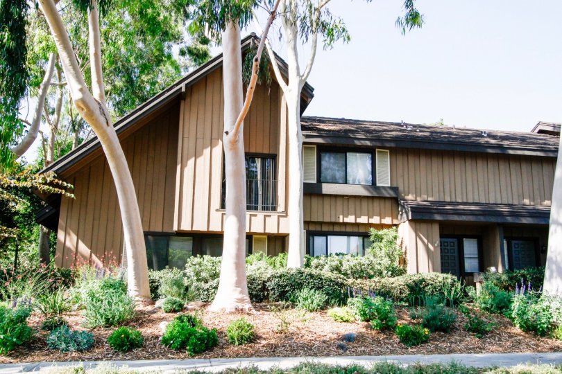 The landscaping around Northridge Gardens