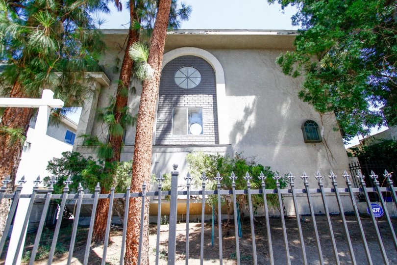 The fence around 9034 Willis Ave in Panorama City California