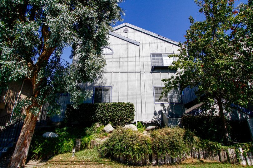 The landscaping around Crestgate in Panorama City California