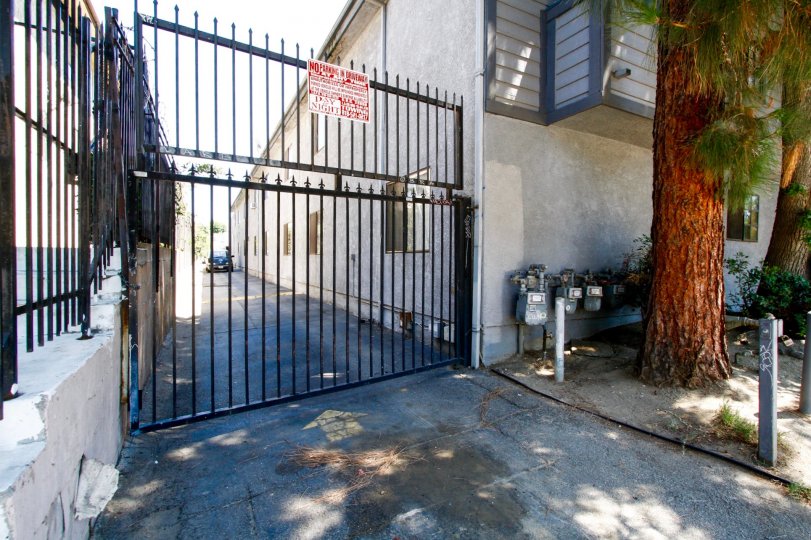 The parking area for 8806 Willis Ave in Panorama City California