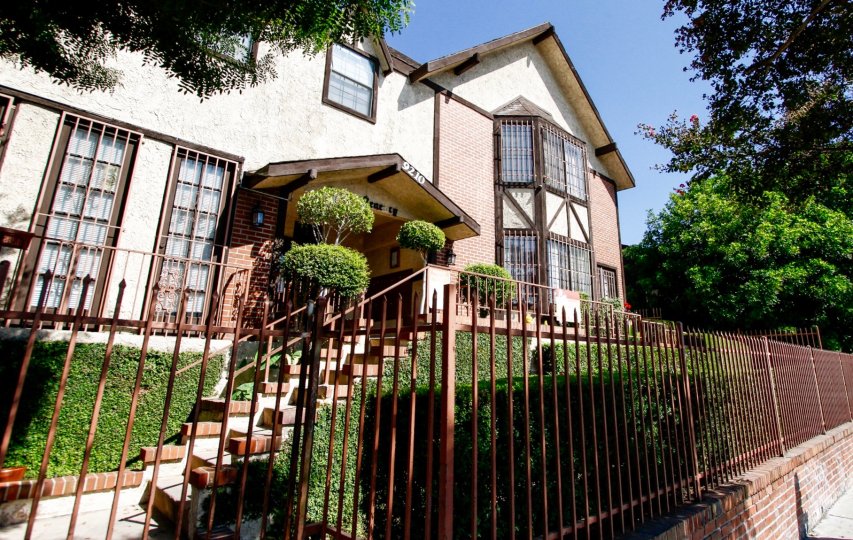The stairs up to Tudor Regency in Panorama City California