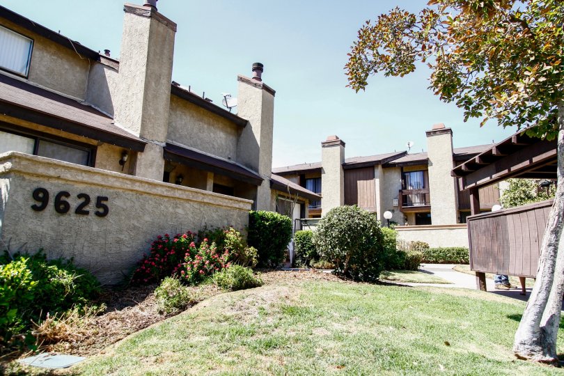 The yard around the Woodman 36