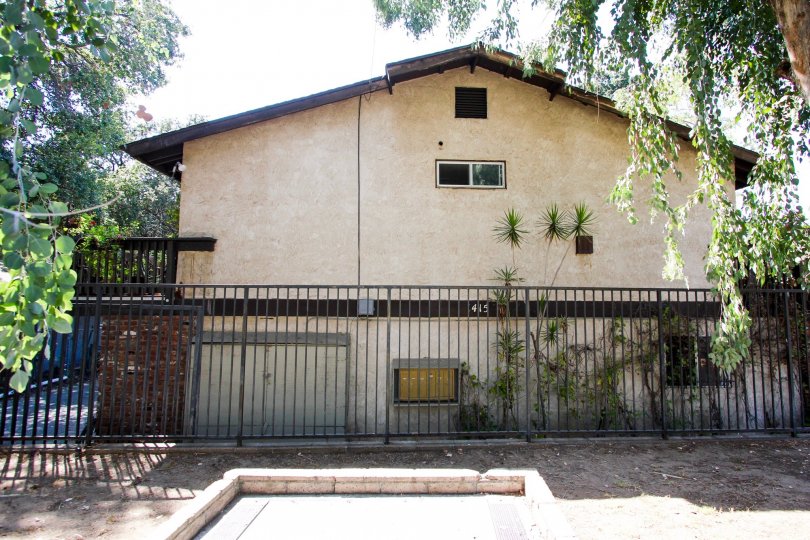 The fence around 1415 El Sereno