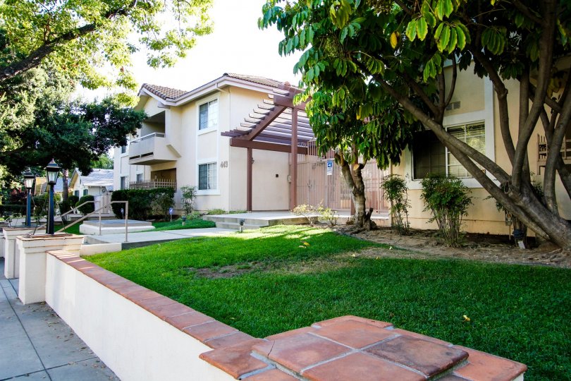 The sidewalk through 449 N Catalina Ave
