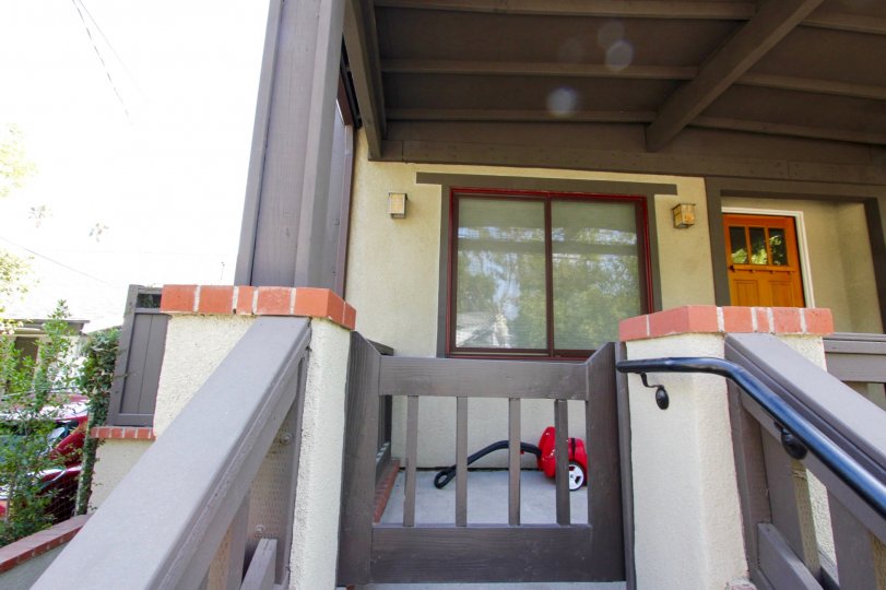 The windows in the Alpine Western Villa building