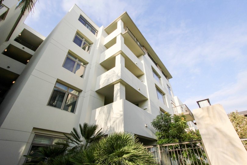 The balconies at Granite Park in Pasadena, California