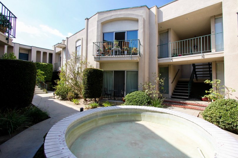The balconies at Magnolia Court
