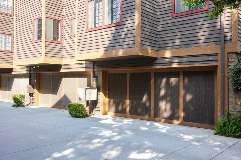 The parking for residents at Ohio Woods