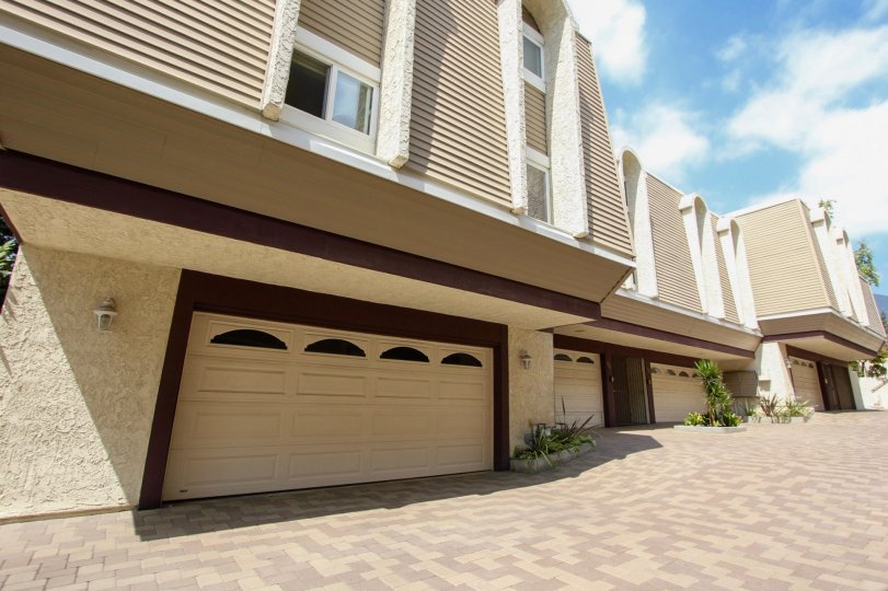 The garage for parking at Sierra Madre Villa Ave