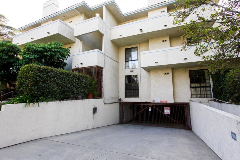 The parking at Villa Corona for residents