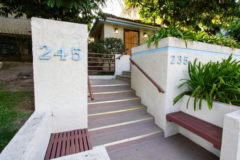 The entryway into Villa Corona