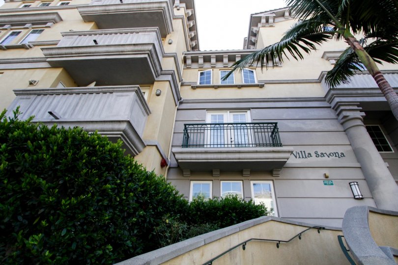 The balcony at Villa Savona