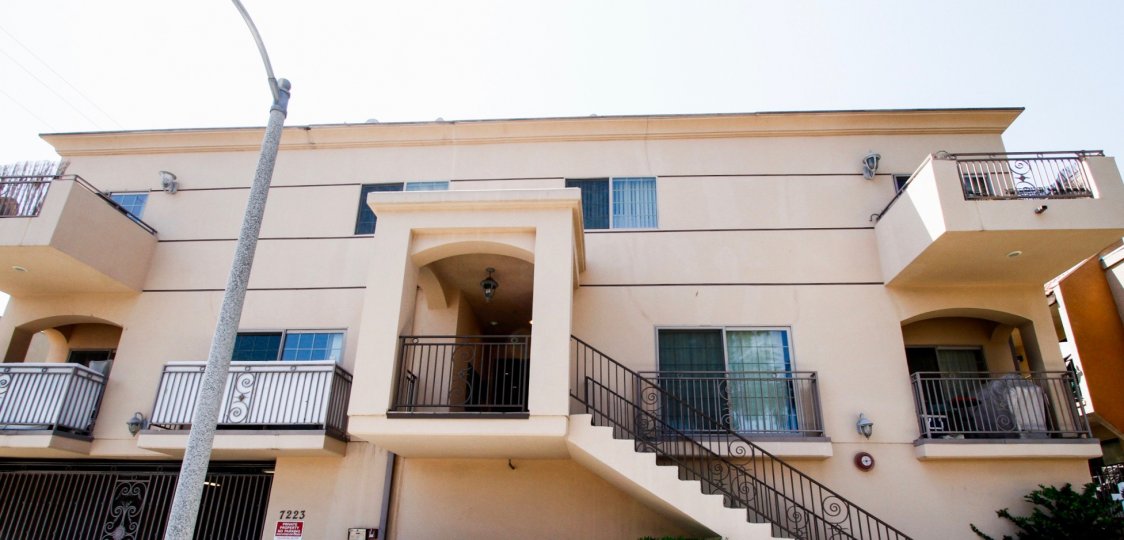 The Baird Luxury Condos building in Reseda California