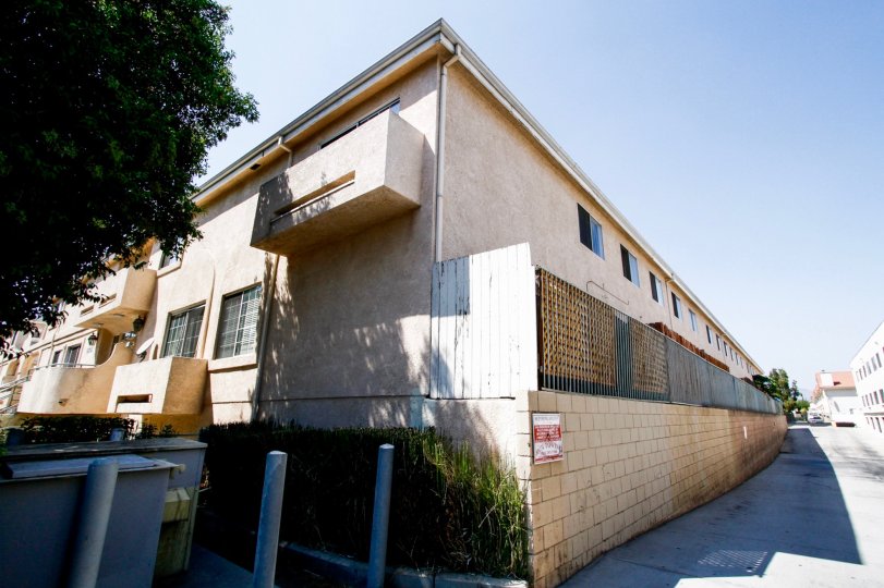 The Landmark Townhomes building in Reseda California