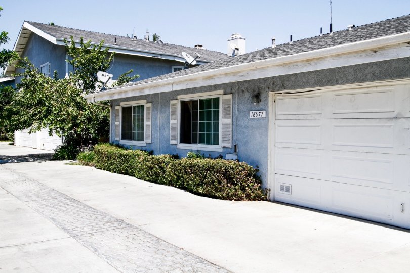 The garage at Yellowstone Patio Homes in Reseda California