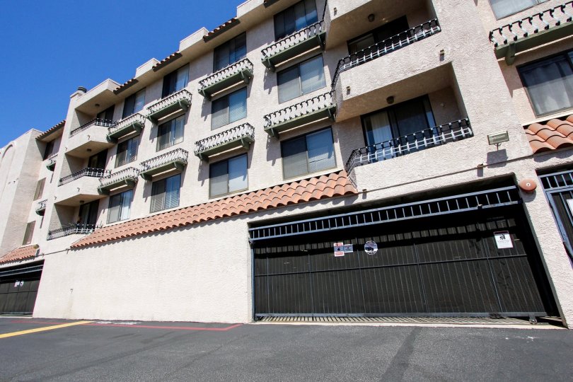 The parking for Casa Verde Estates in San Pedro California