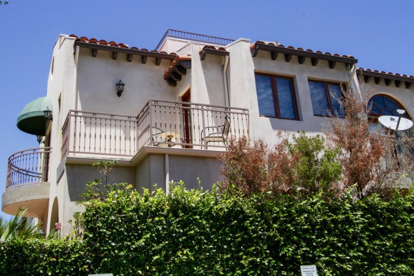 The balcony at 1445 25th Street in Santa Monica