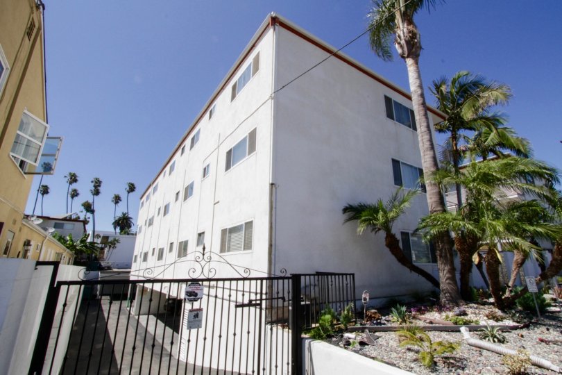 The gate at 229 Bicknell in Santa Monica