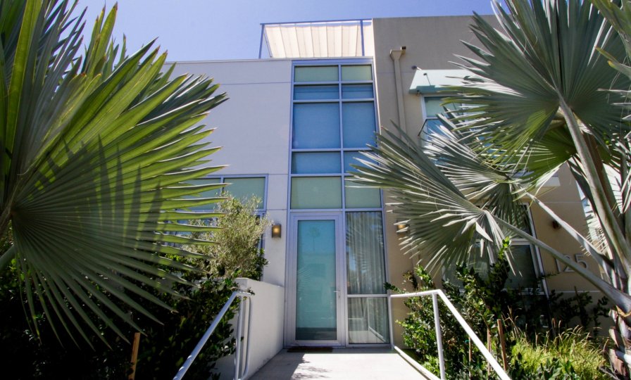 The entrance into Neilson Way Townhomes