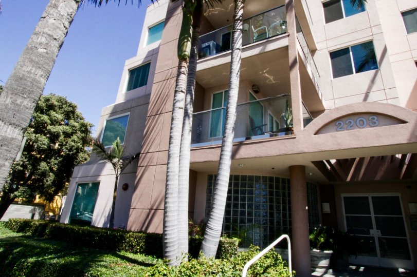 The balconies seen at Pacific Ocean