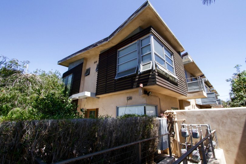 The building at Pacific Street Townhomes in Santa Monica