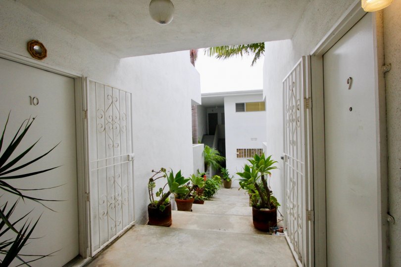 Entry way for housing in Strand IV located in Santa Monica, CA