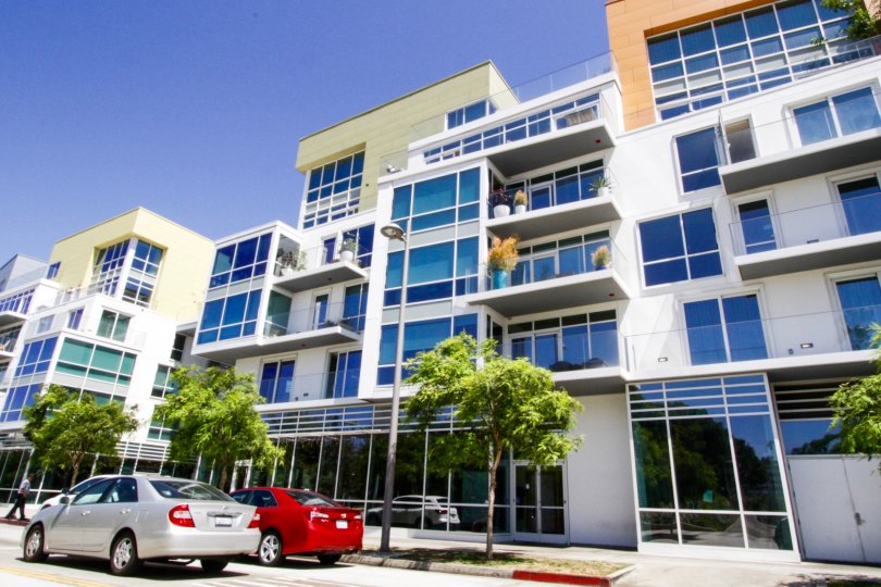 The balconies seen at The Waverly