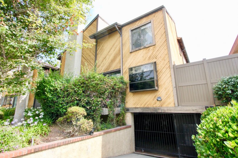 very close view of a Villa Monica Community Apartment, Santa Monica, California