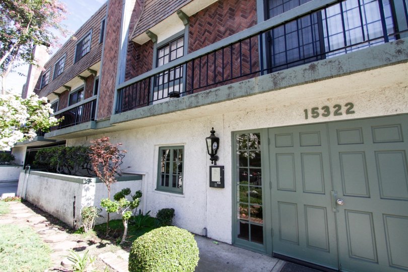 The balconies seen at 15322 Weddington St