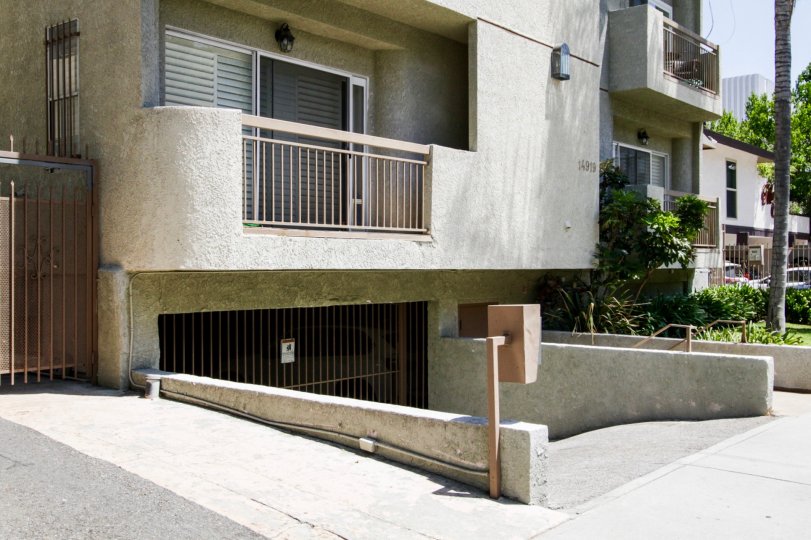 The balconies at Dickens Condos in Sherman Oaks