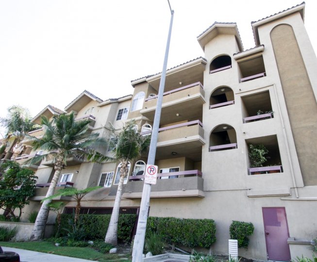 The balconies at the Fulton Terrace in Sherman Oaks