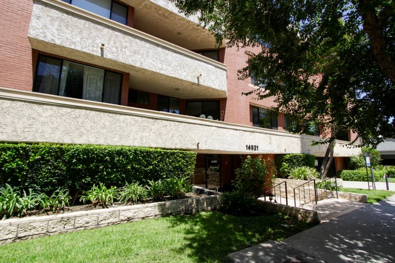 The landscaping at the Regency